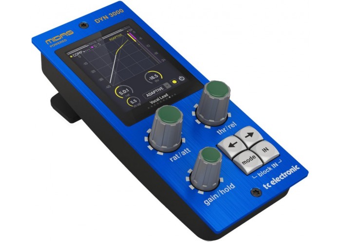 TC ELECTRONIC DYN 3000-DT компрессор, гейт, алгоритм консоли Midas HERITAGE 3000 с USB-контроллером