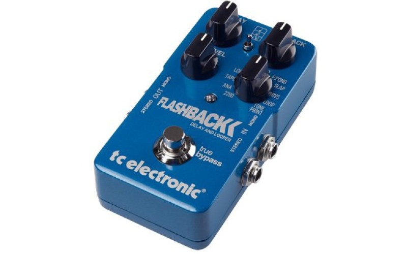 TC ELECTRONIC FLASHBACK 2 DELAY - гитарная педаль Delay с  MASH футсвитчем, эффектом Crystal Delay