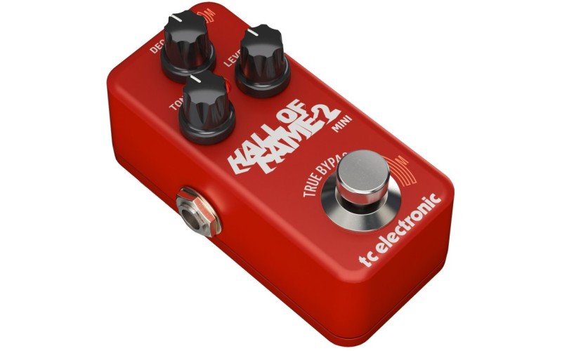 TC ELECTRONIC HALL OF FAME 2 MINI REVERB - педаль реверберации с переключателем MASH + SHIMMER эфф.