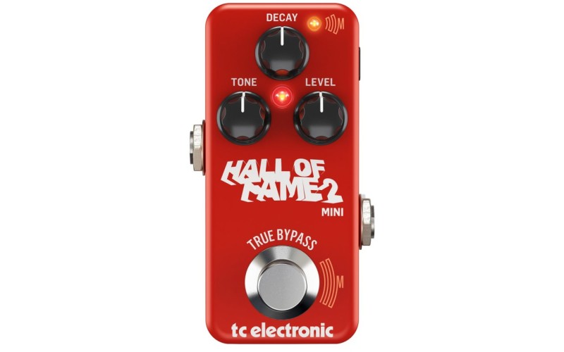 TC ELECTRONIC HALL OF FAME 2 MINI REVERB - педаль реверберации с переключателем MASH + SHIMMER эфф.