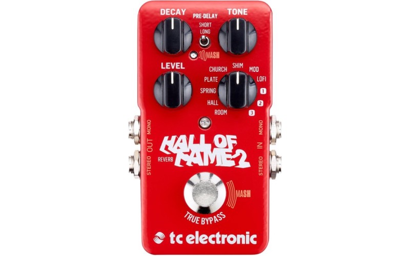 TC Electronic Hall of Fame 2 Reverb напольная гитарная педаль эффекта реверберации