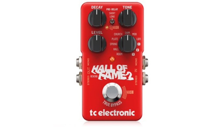TC Electronic Hall of Fame 2 Reverb напольная гитарная педаль эффекта реверберации