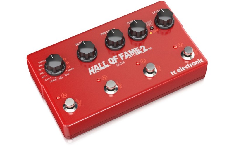 TC ELECTRONIC HALL OF FAME 2 X4 REVERB - гитарная педаль эффекта ревербератор