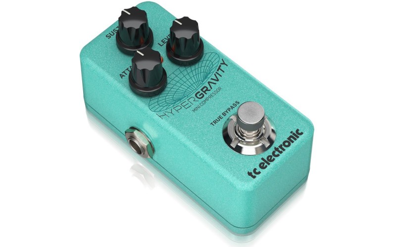 TC Electronic Hypergravity Mini Compressor напольная гитарная педаль эффекта компрессор