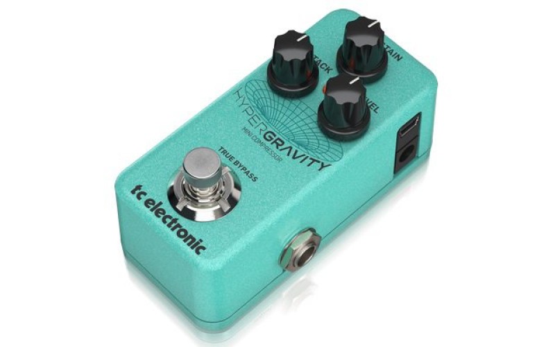 TC Electronic Hypergravity Mini Compressor напольная гитарная педаль эффекта компрессор