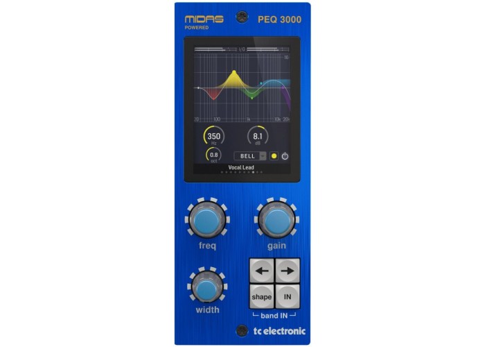 TC ELECTRONIC PEQ 3000-DT - параметрический эквалайзер Midas HERITAGE 3000, 12 полос, стерео, M/S, L