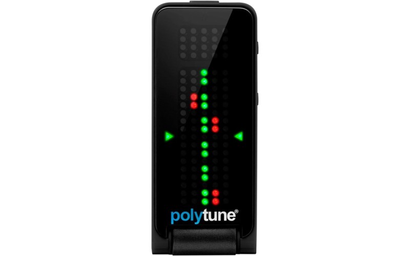TC Electronic PolyTune Clip Black полифонический тюнер-прищепка, цвет черный