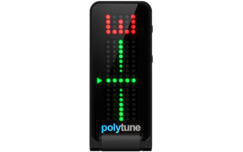 TC Electronic PolyTune Clip Black полифонический тюнер-прищепка, цвет черный