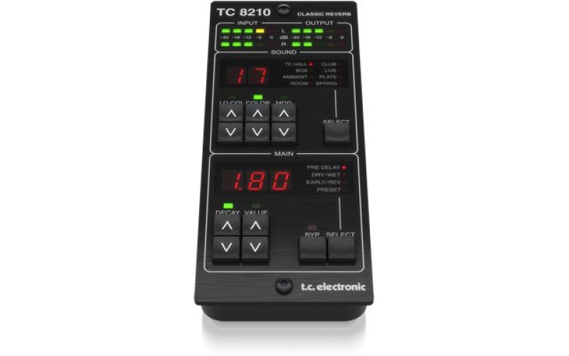 TC ELECTRONIC TC8210-DT - плагин для музыкального ПО, ревербератор с аппаратным контроллером