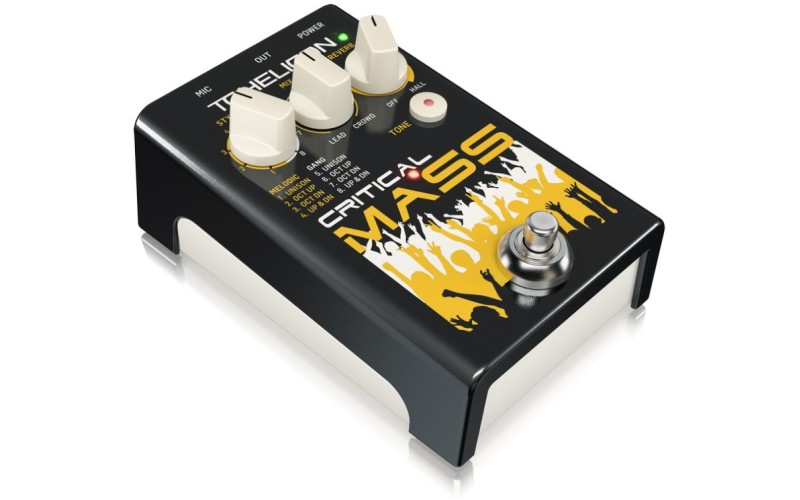 TC HELICON CRITICAL MASS - вокальная педаль эффекта гармонизации и дублирования