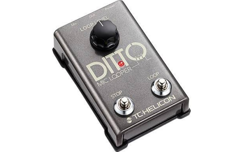 TC HELICON DITTO MIC LOOPER напольная вокальная педаль эффектов: лупер