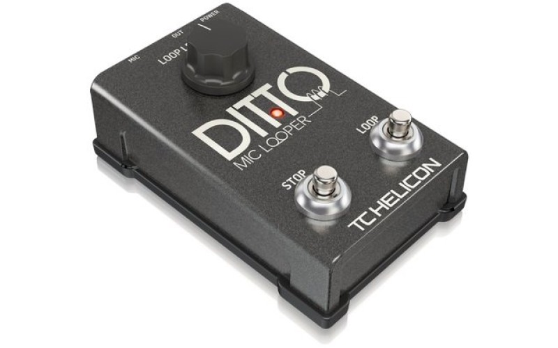 TC HELICON DITTO MIC LOOPER напольная вокальная педаль эффектов: лупер