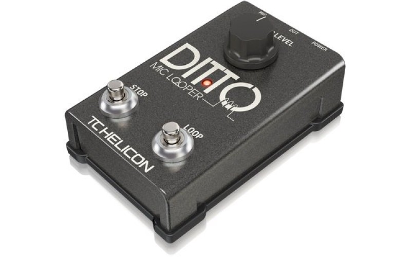 TC HELICON DITTO MIC LOOPER напольная вокальная педаль эффектов: лупер