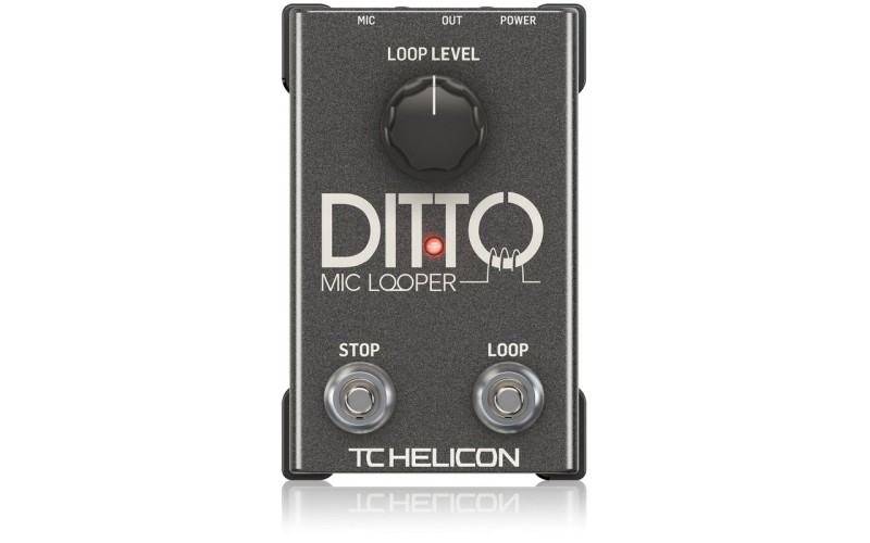 TC HELICON DITTO MIC LOOPER напольная вокальная педаль эффектов: лупер