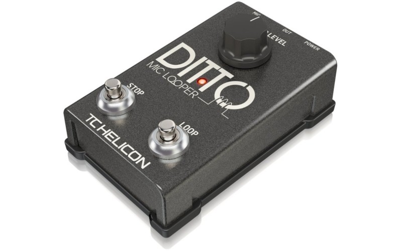 TC HELICON DITTO MIC LOOPER напольная вокальная педаль эффектов: лупер