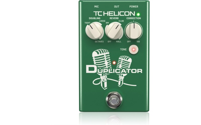 TC HELICON DUPLICATOR - педаль эффектов для вокала - корректор, реверберация, дабл-трек