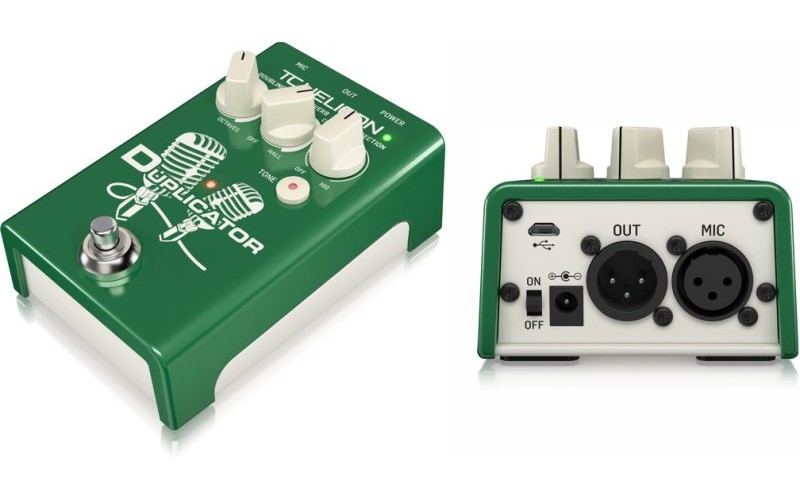 TC HELICON DUPLICATOR - педаль эффектов для вокала - корректор, реверберация, дабл-трек