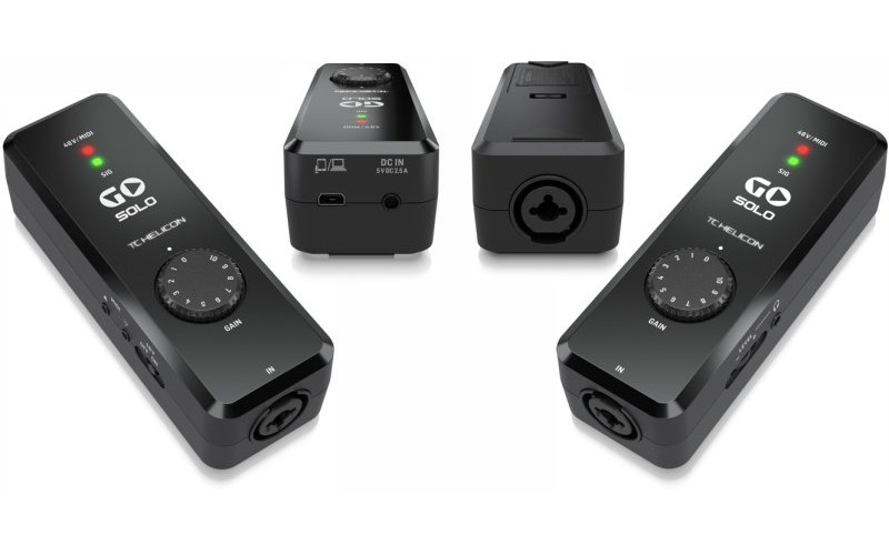 TC HELICON GO SOLO - интерфейс высокого разрешения для мобильных устройств, аудио/MIDI