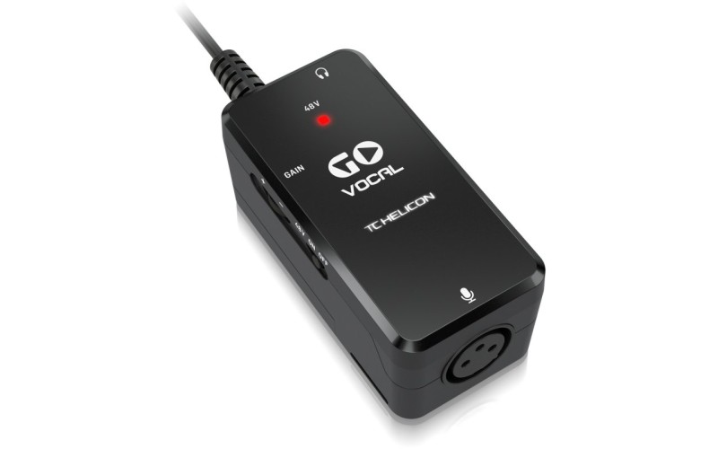 TC HELICON GO VOCAL - микрофонный предусилитель для мобильных устройств