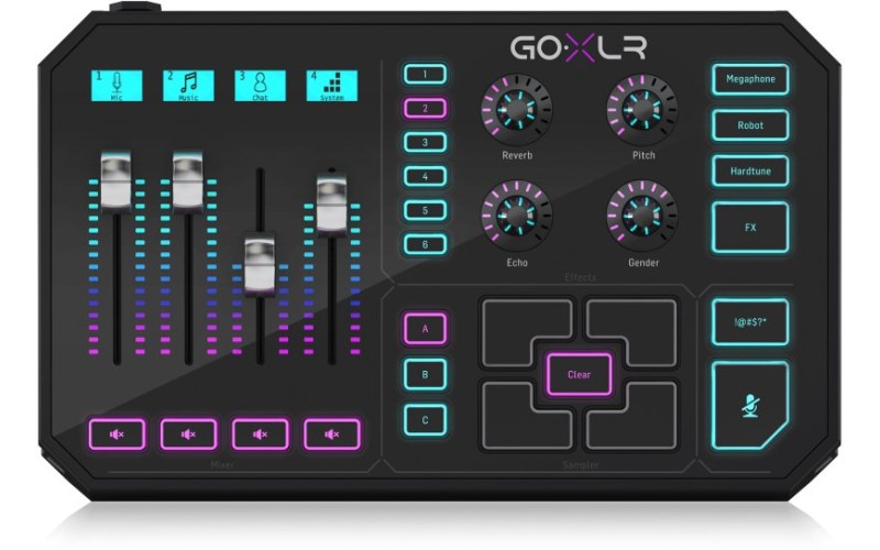 TC HELICON GO XLR - платформа для онлайн-вещания с микшером, эффектами