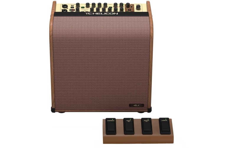 TC HELICON HARMONY V100 - 2-х канальный комбоусилитель для акустической гитары/вокала, 100 Вт