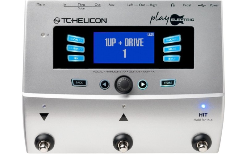 TC HELICON PLAY ELECTRIC Напольный вокальный/гитарный процессор эффектов