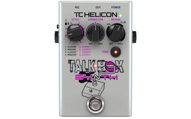 TC HELICON TALKBOX SYNTH - педаль эффектов для гитары и вокала, синтезатор эффекта Talkbox