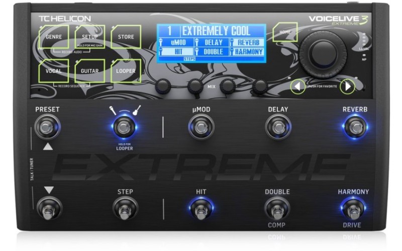 TC HELICON VOICELIVE 3 EXTREME - вокально-гитарный процессор