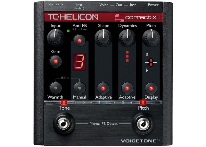 TC HELICON VoiceTone Correct XT вокальная педаль эффекта коррекции тона