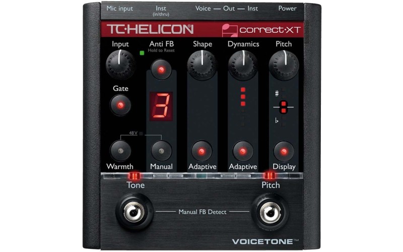 TC HELICON VoiceTone Correct XT вокальная педаль эффекта коррекции тона