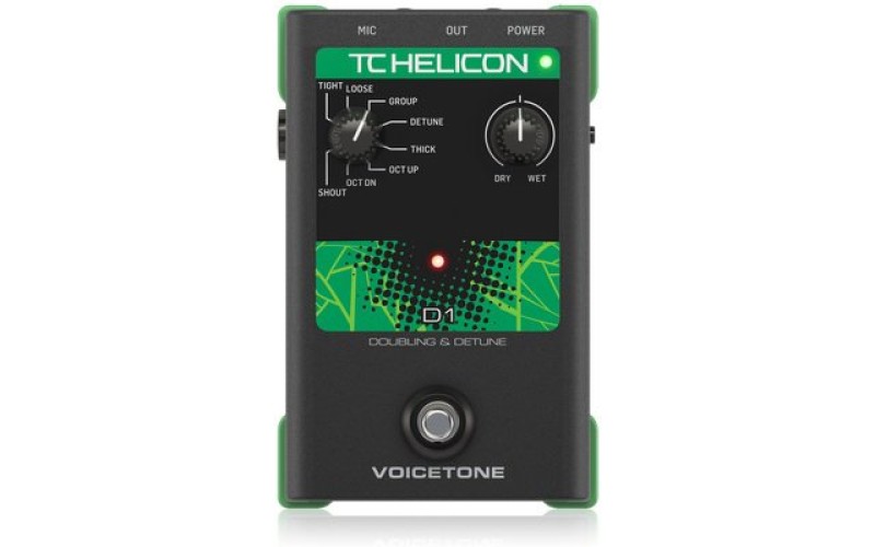 TC HELICON VOICETONE D1 - вокальная педаль эффекта дублирования голоса