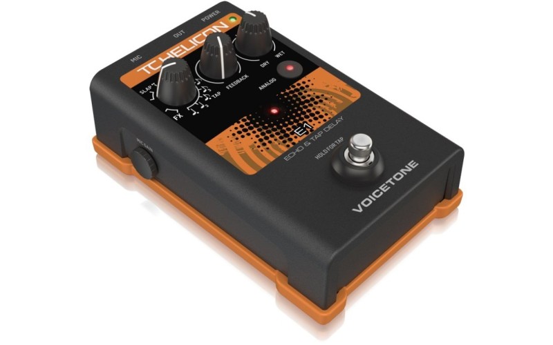 TC HELICON VOICETONE E1 - вокальная педаль эффектов эхо и задержки