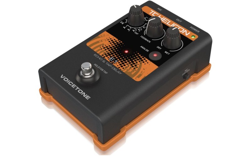 TC HELICON VOICETONE E1 - вокальная педаль эффектов эхо и задержки