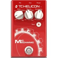 TC HELICON VOICETONE MIC MECHANIC II напольная вокальная педаль эффектов: питч-корректор, дилей, рев