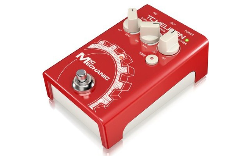 TC HELICON VOICETONE MIC MECHANIC II напольная вокальная педаль эффектов: питч-корректор, дилей, рев