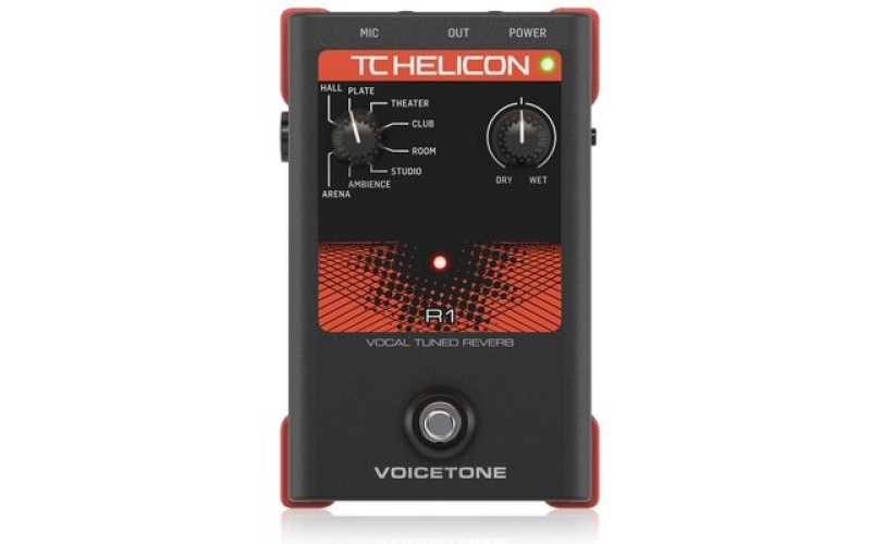 TC HELICON VoiceTone R1 вокальная педаль эффекта реверберации