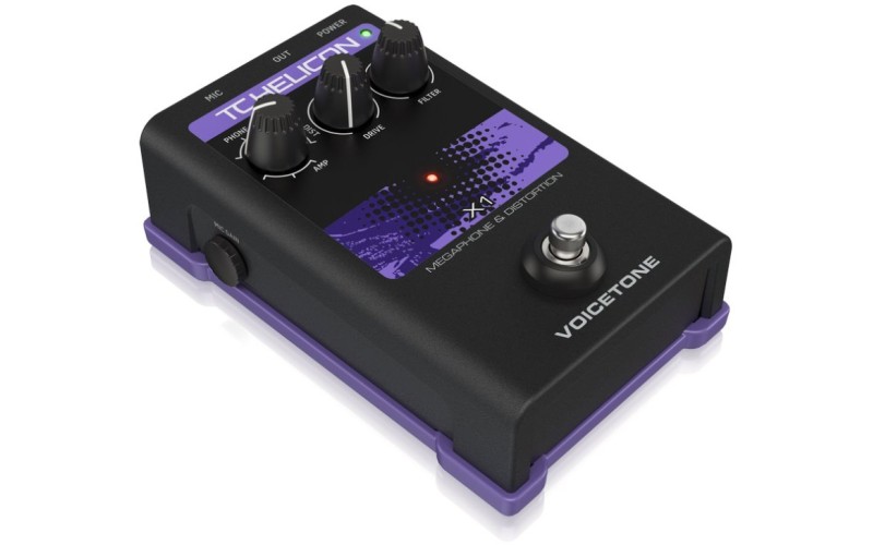 TC HELICON VoiceTone X1 вокальная педаль эффекта искажения и фильтрации