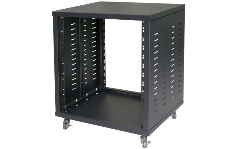 TEMPO RK12W - рэк-шкаф, 12 мест, колеса, цвет черный