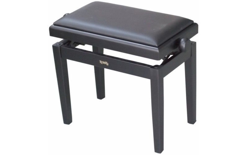 Tempo Turris153/MB - банкетка деревянная с регулировкой высоты, кожзам, цвет: чёрный