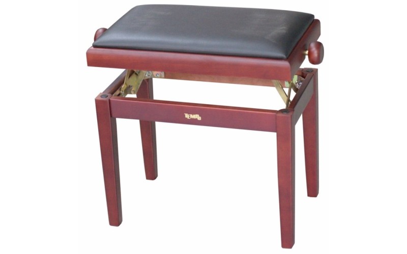 Tempo Turris153/MM - банкетка дерево с регул. высоты, кожзам, цвет: красное дерево