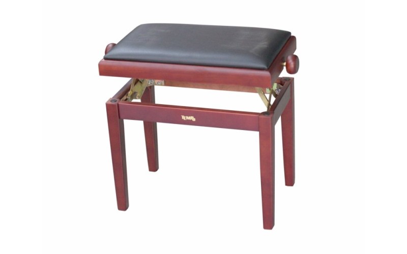 Tempo Turris153/MM - банкетка дерево с регул. высоты, кожзам, цвет: красное дерево