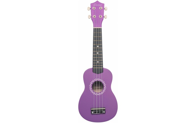 TERRIS JUS-10 VIO - укулеле сопрано, фиолетовый