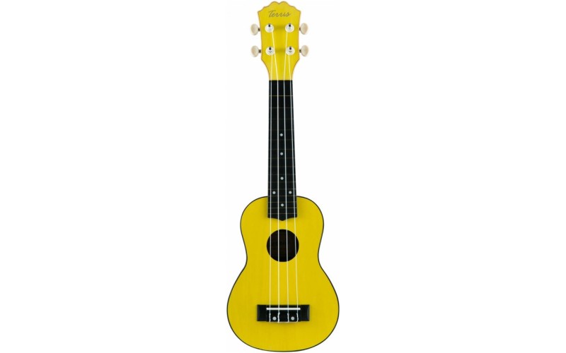 TERRIS PLUS-50 YW - укулеле сопрано, желтый, пластик