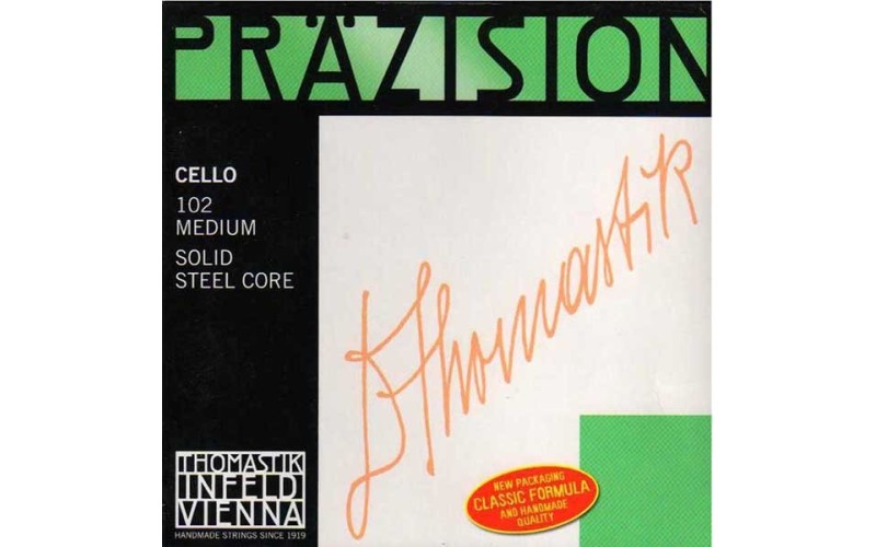 Thomastik 102 Precision Комплект струн для виолончели размером 4/4, среднее натяжение