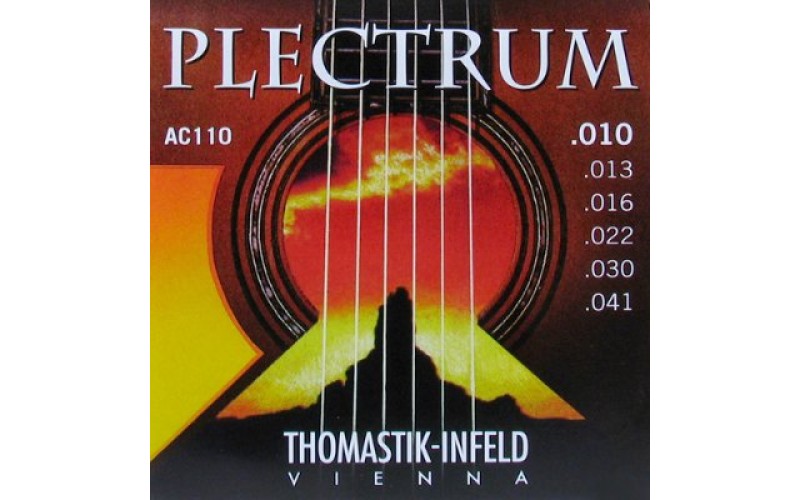 Thomastik AC110 Plectrum Комплект струн для акустической гитары, сталь / бронза, 010-041