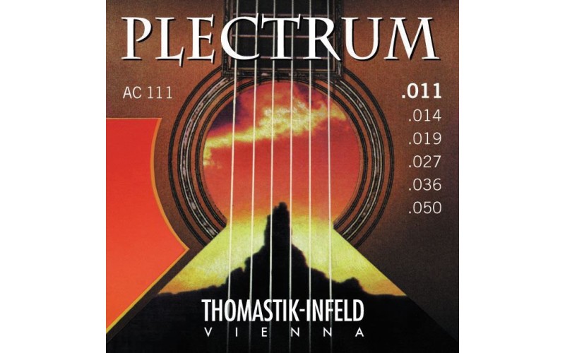 Thomastik AC111 Plectrum Комплект струн для акустической гитары, сталь / бронза, 011-050