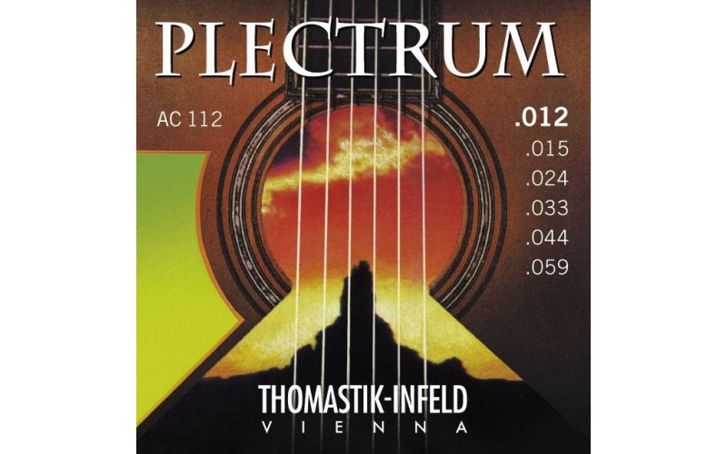 Thomastik AC112 Plectrum Комплект струн для акустической гитары, сталь / бронза, 012-059