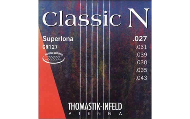 Thomastik CR127 Classic N Комплект струн для классической гитары, нейлон /посеребренная медь 027-043