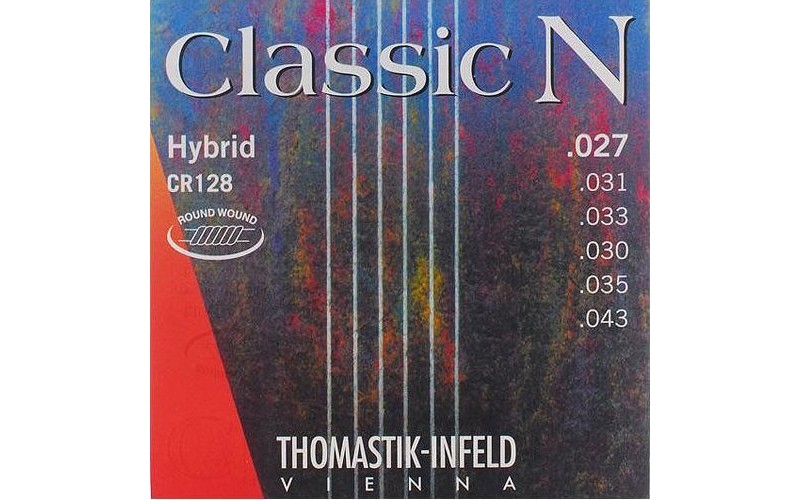 Thomastik CR128 Classic N Комплект струн для классической гитары, нейлон /посеребренная медь 027-043