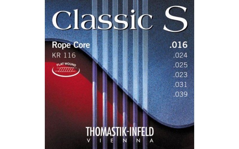 Thomastik KR116 Classic S Комплект струн для классической гитары, сталь/нейлон и посер.медь, 16-39